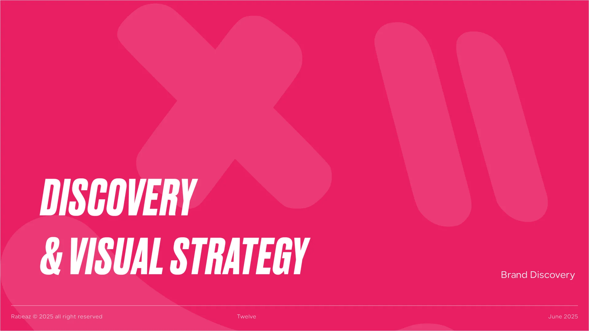 Discovery & Visual Strategy