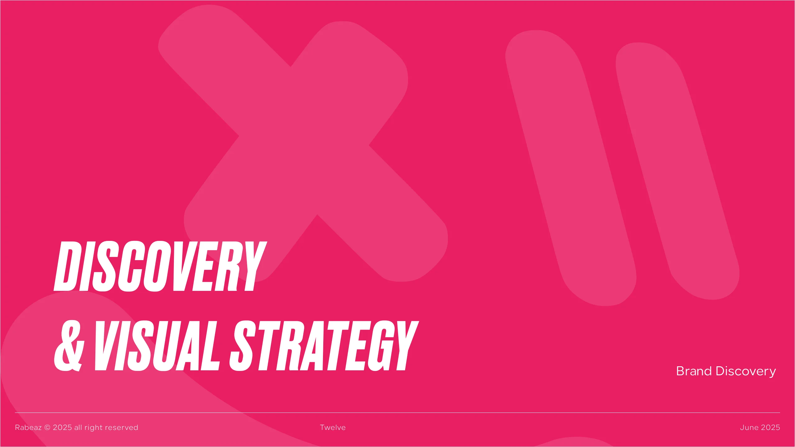 Discovery & Visual Strategy — slide 1