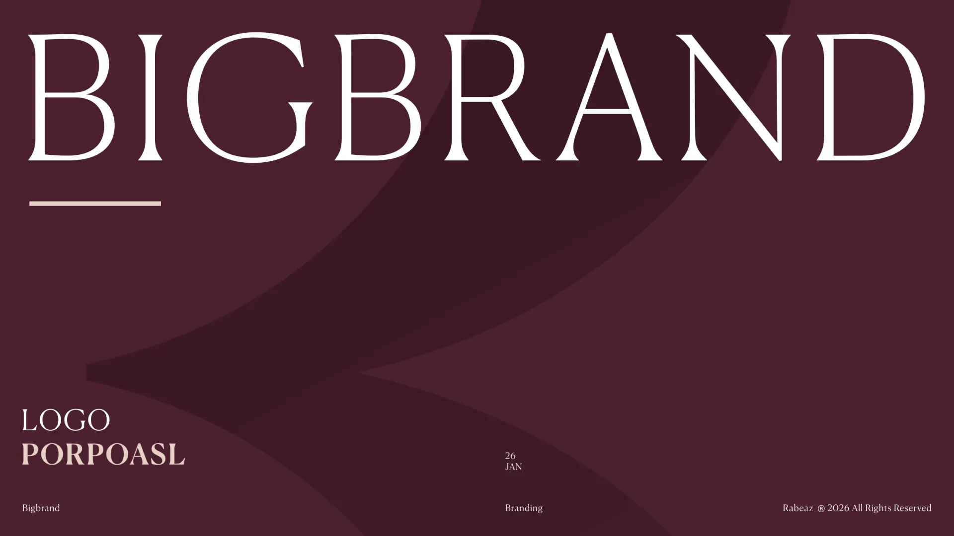 Logo Porposal - BigBrand