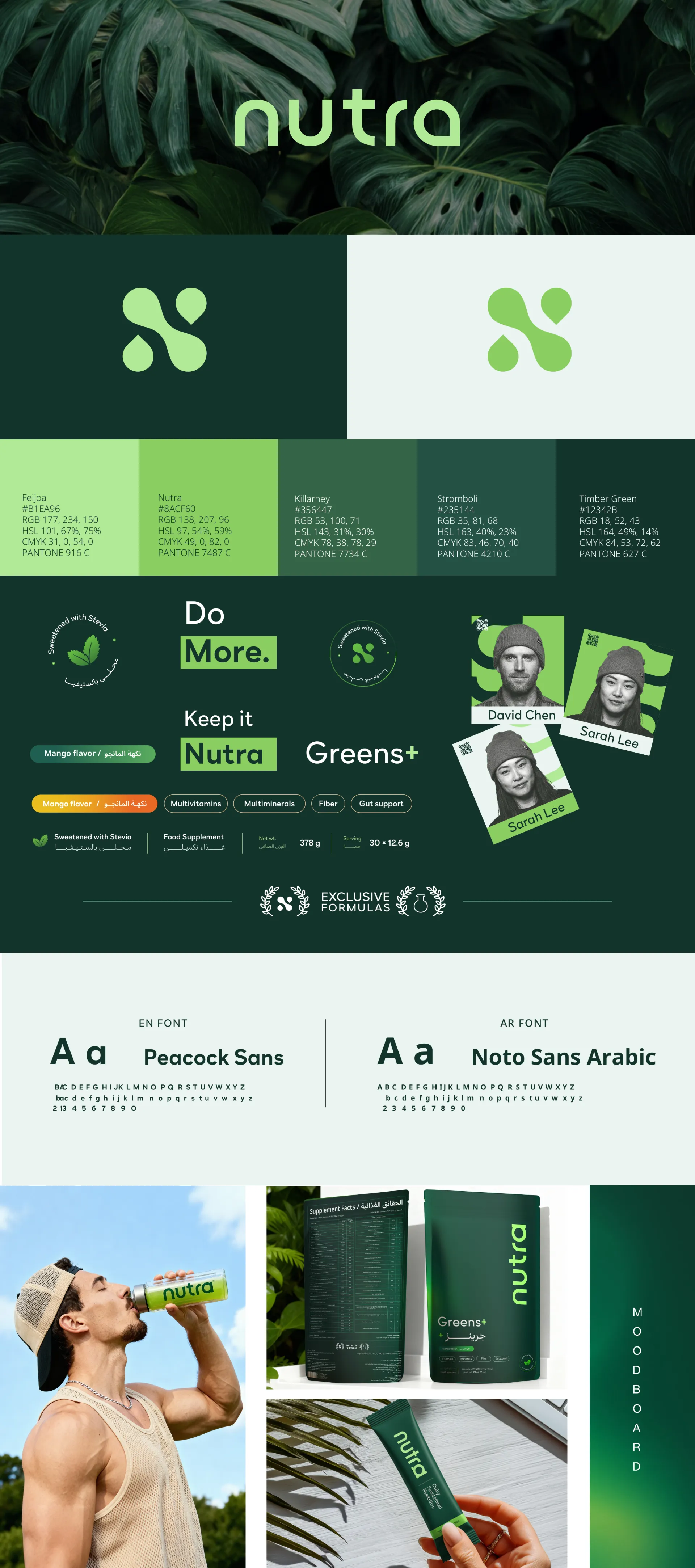 Nutra Brand Sheet Preview