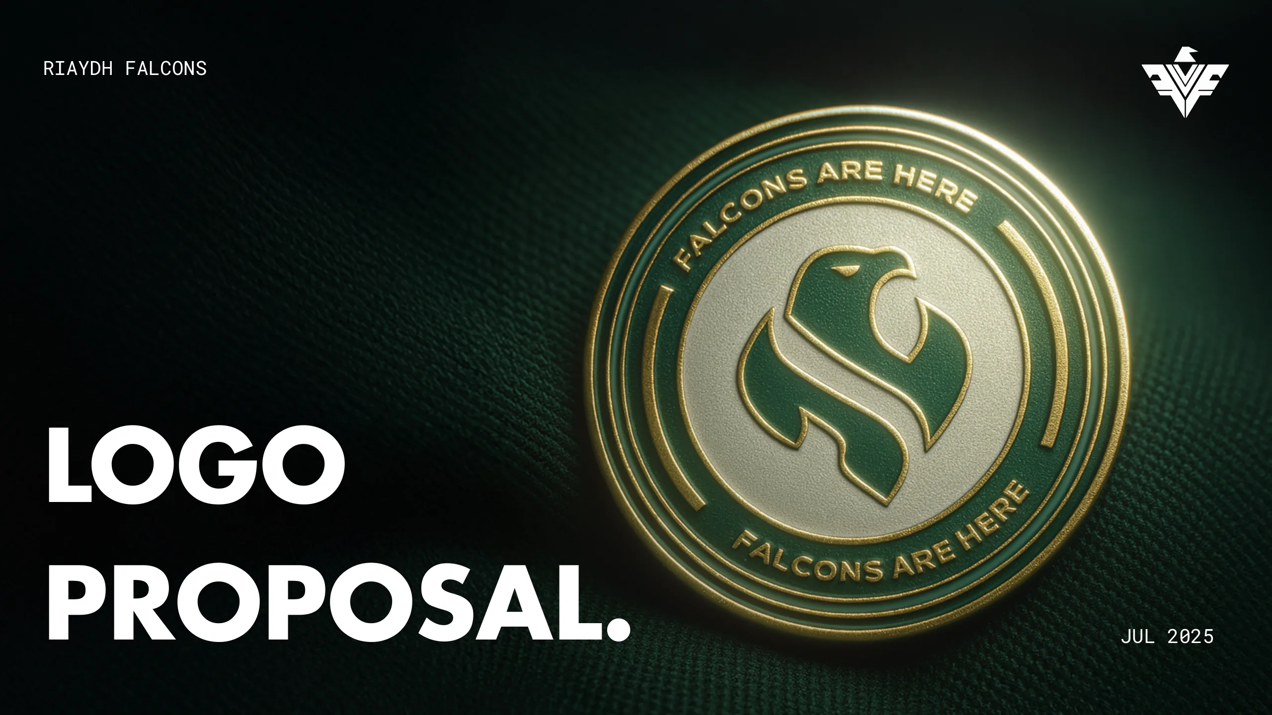Riaydh Falcons -Logo Proposal 2025-Final — slide 1